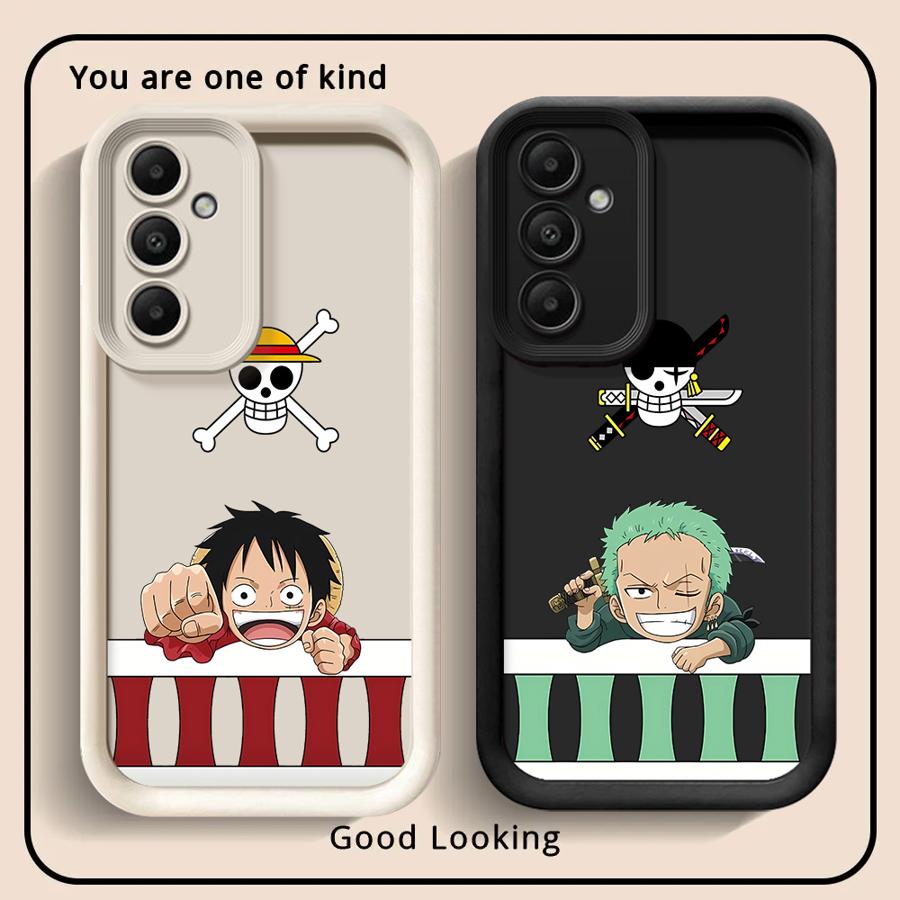 Чехол для телефона Ones P-Pieces Luffy Zoro для Samsung Galaxy A26 A32 A23 A71 A72 A15 A16 A56 A35 A36 A51 A73 A34 A12 A13 A53 A54