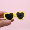 Милые аксессуары для одежды Pet Look Love Shaped Солнцезащитные очки Игрушки Очки Кукольные очки