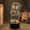 Mysterious Joker Night Light Hachi Spade Figure LED Bedside Lamp for Fans