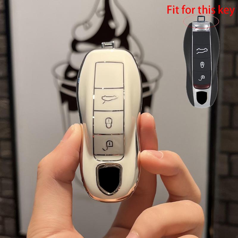 Мягкий чехол для ключей из ТПУ для Porsche 911 970 997 991 996 958 918 991 Panamera Carman Macann Bobst Cayenne Boxster с дистанционным управлением
