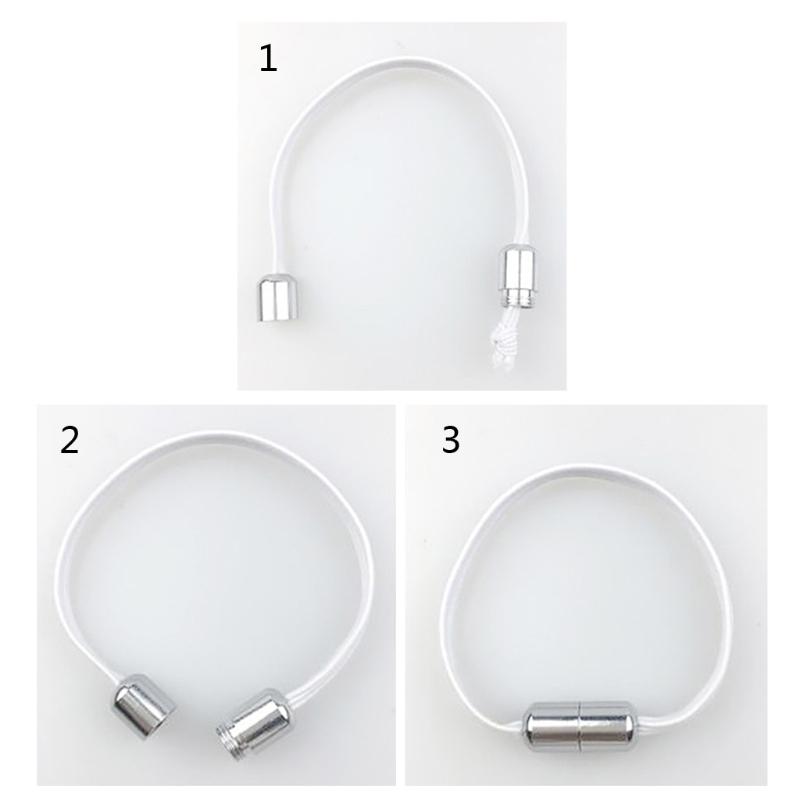 10Pcs Elastic Laces Clasps Metal Capsule Lock Buckles Tip Ends Lazy Shoelace No Tie Shoelaces Tieless Accessries