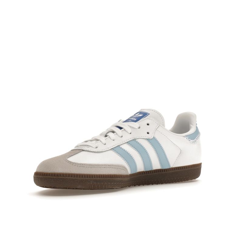 Adidas Samba OG White Sky Blue Men Sneakers Foowear-White Clear-Sky JI2003