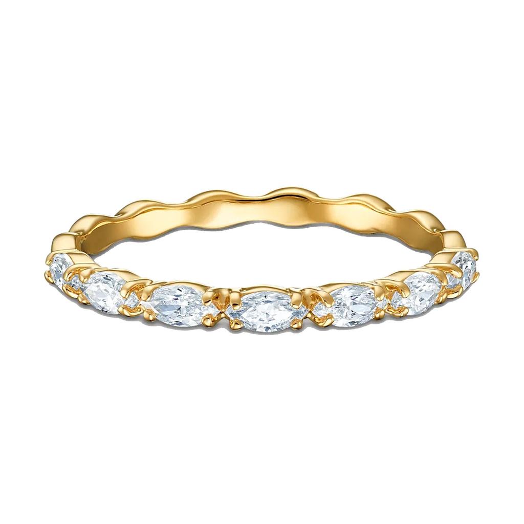 Swarovski Кольцо Vittore Marquise Тонкое Золотое Покрытие Женские кольца 5535227