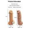 Realistic Condoms For Men Reusable Penis Sleeve For Male Extender Dildo Enhancer Enlargement Condom Male Cock Sex Toys