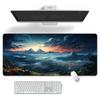 Extra Large Washable Mouse Pad - Aurora Landscape & Sunset Clouds Design, Thickened for Office and Gaming Desks