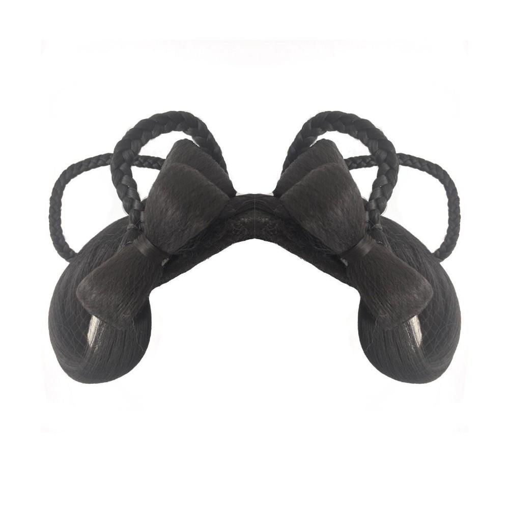 Ancient Style Synthetic Hanfu Headwear Integrated Chinese Bow Hair Bun Princess Cosplay