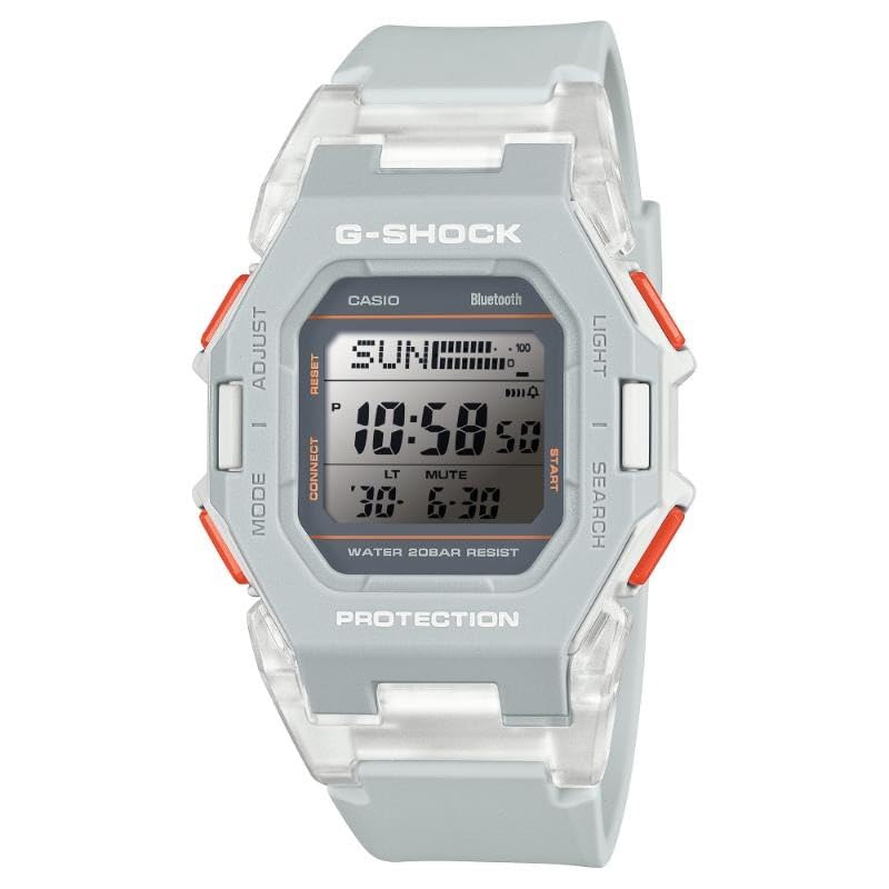 G-SHOCK GD-B500S-8 Casio Цифровые часы Компактные Тонкие Bluetooth Шагомер Водонепроницаемость 20 ATM Смола Белый Мужские