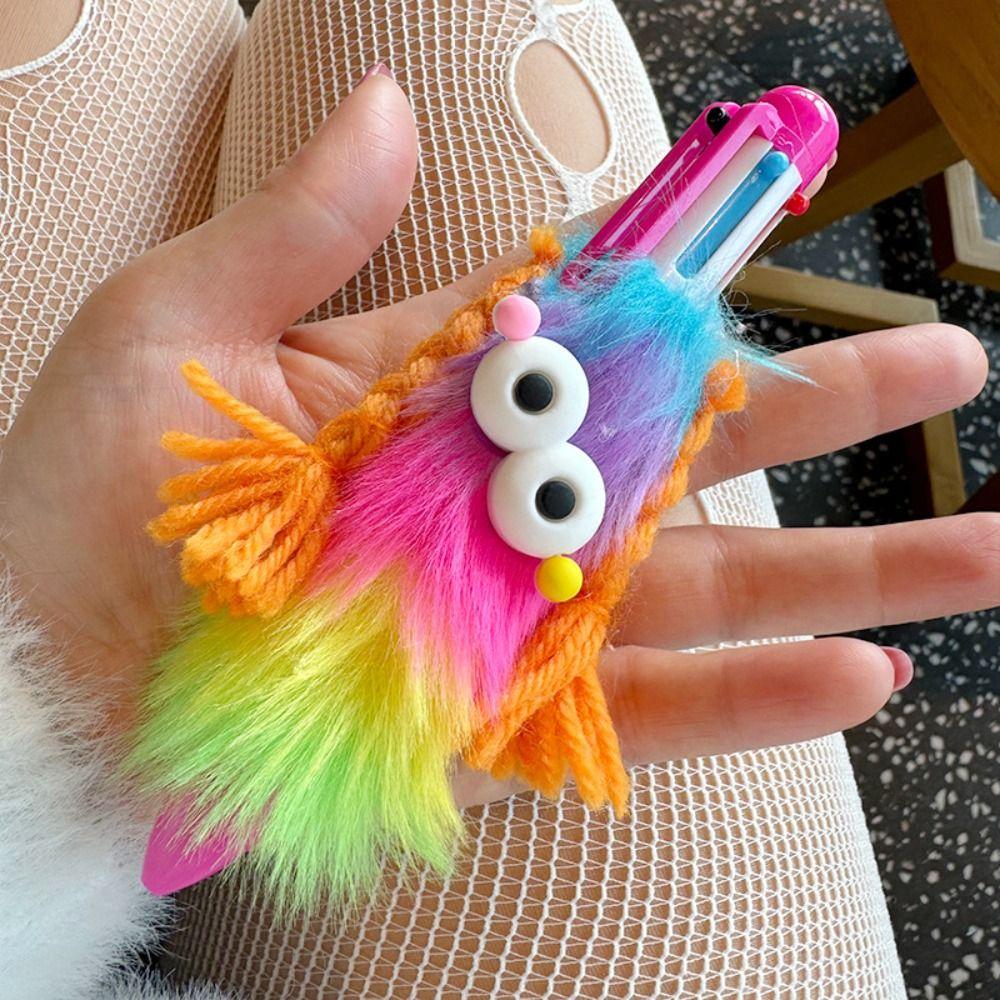 Многоцветная шариковая ручка в форме колбасы, шариковая ручка с градиентом в виде кролика, подарки, подарки