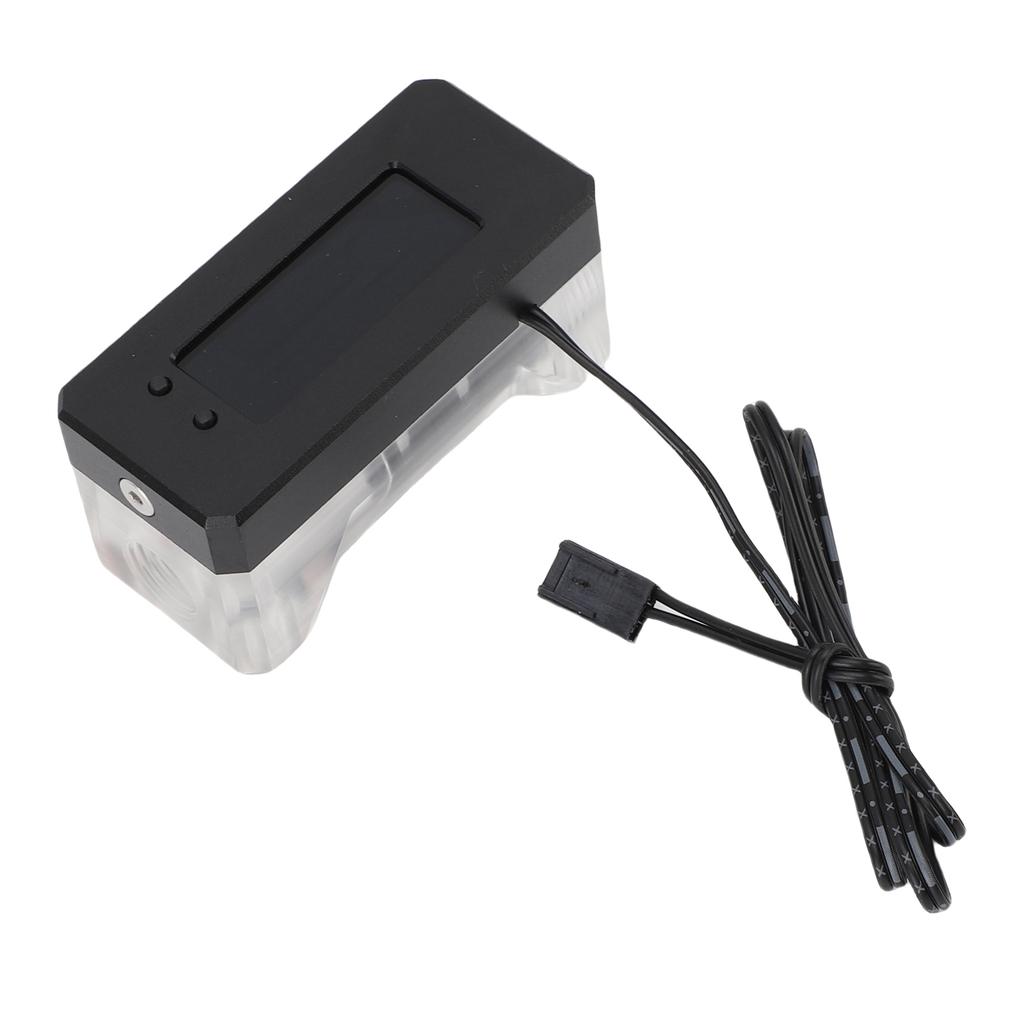 Сигнализация расходомера водяного охлаждения Многофункциональный алюминиевый сплав и акрил Высокая температура Низкие обороты Электронная вода