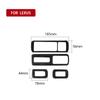 Подходит для Lexus RX300 270 200T 450H 2016-2019 Автомобильные аксессуары Углеродное волокно Переключатель стеклоподъемника Подлокотник Панель автомобиля наклейка