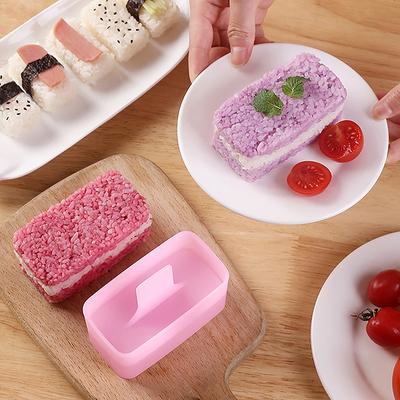 Прямоугольная форма для суши Musubi Making Kit Spam Kimbab Onigiri Бытовая кухня Bento Accessories Инструмент для прессования рисовых шариков Diy
