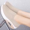 Summer Women Fashion Vulcanized Sneakers Platform Solid Color Flat Ladies Shoes Casual Breathable Wedges Ladies Walking Sneakers