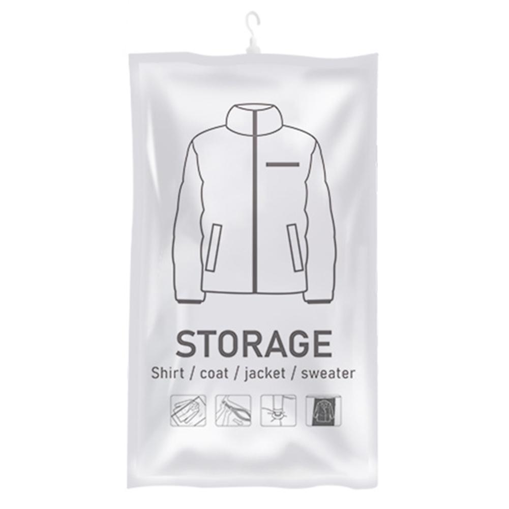 Hanging Vacuum Storage Bags Space Saving Clothes Compression Storage Bag Empty Pump Bags for Suits Dress Jacket