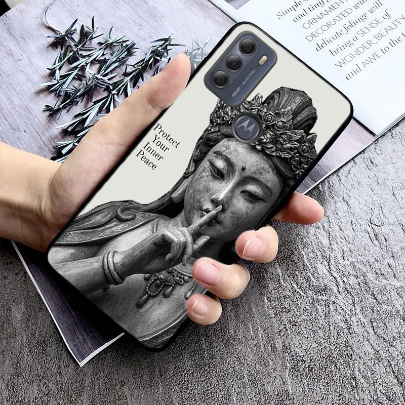 Phone Case For Moto G86 G85 G75 G15 G05 G56 G72 G53 G54 G84 G60 G31 G32 G24 G 5G G Play buddha
