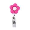 Lanyard Flower Chest Card ID Card Clips Nurse Badge Holder Name Card Holder Retractable Badge Reel