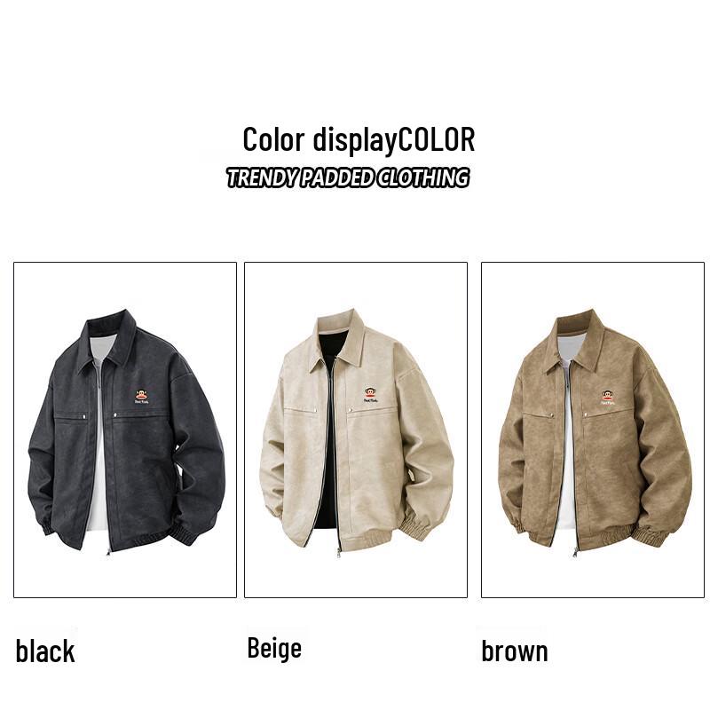 paul frank Мужская куртка из искусственной кожи в стиле ретро