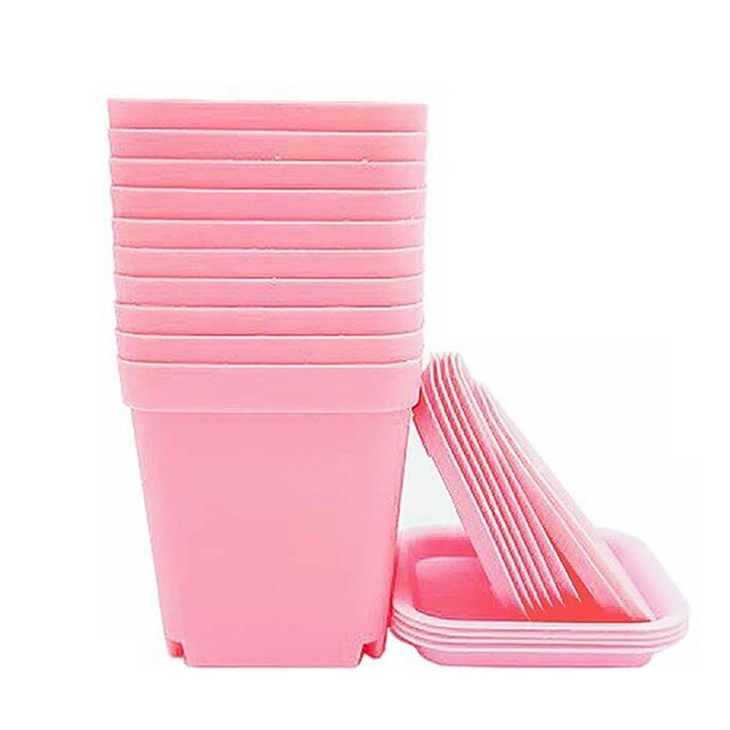 Квадратные цветочные горшки многоразовый набор суккуленты вентилируемые