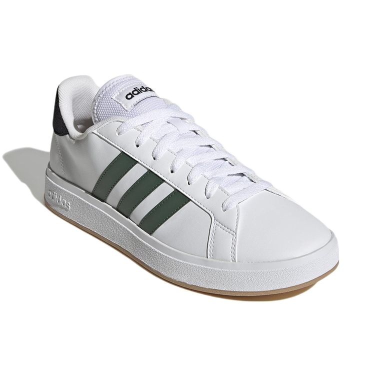 Adidas Neo Grand Court Lifestyle Court Casual Lightweight Durable Low-Top Sneakers Men Sneakers White Green GY9863