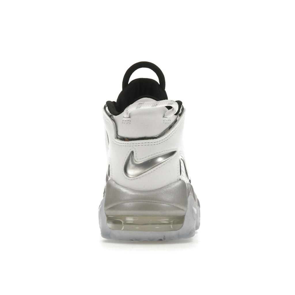 nike air more uptempo white silver