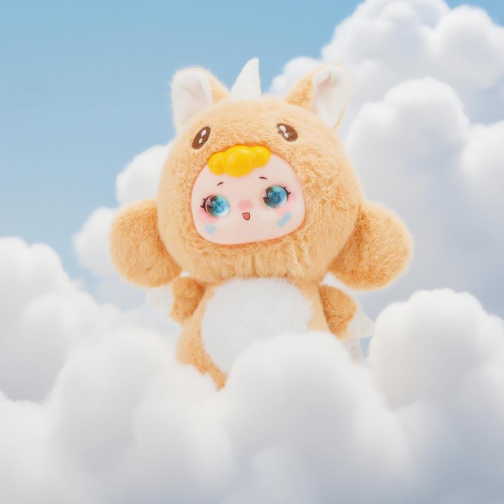 28Cm Cute Soft Unicorn Plush Toy Vinyl Stuffed Animal Unicorn Magical Creature Gift For Animal Enthusiasts Kids Hang Bag