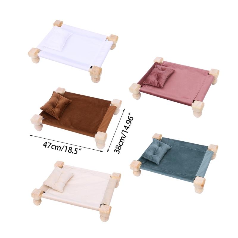 Реквизит для фотосъемки новорожденных Деревянная кроватка Реквизит для детской фотосессии Кроватка для куклы Реквизит для детского фото Белая деревянная мини-кроватка для фотографии