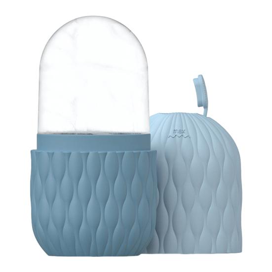 Массажер для лица с льдом, многоразовый, для удаления мешков под глазами, сужения пор, против морщин, силиконовый держатель для льда для женщин, инструмент для ухода за кожей в виде ледяного компресса