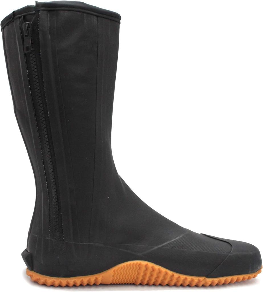 Водонепроницаемые носки таби Rikioh на молнии, черные, с усилением носка, подъема и боковой части, GT-01 (LL)