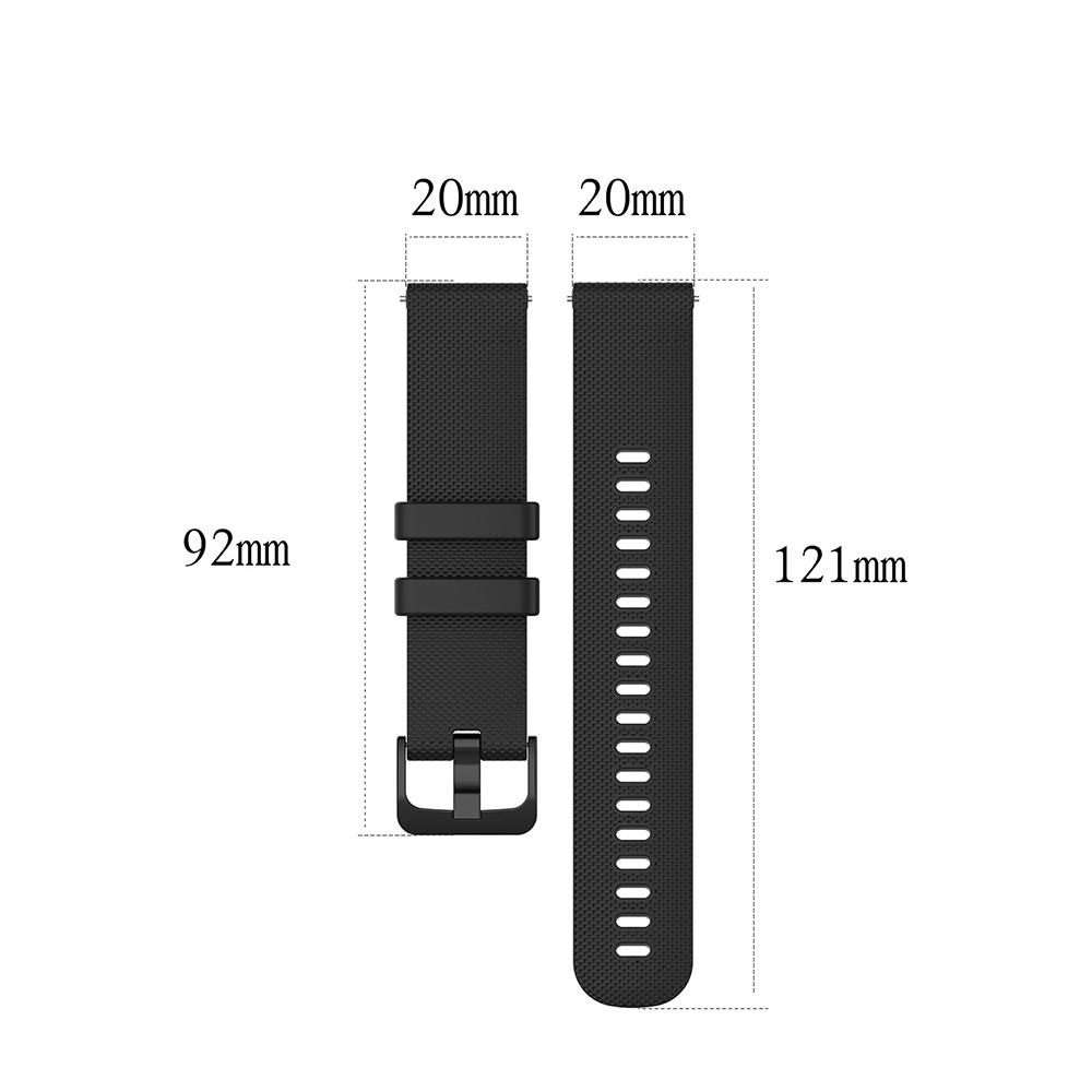 18 мм 20 мм силиконовый ремешок для часов для Garmin Vivoactive 5 3 4S Forerunner 165 645 245 55 Браслет для Venu 3S 2S Sq 2Plus Браслет