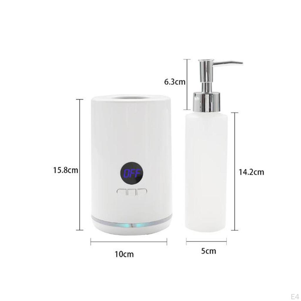 Нагреватель массажного масла на одну бутылку с аксессуарами для бутылок, теплый белый цвет