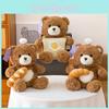 Bear Teddy Plush Toy Cute Cartoon Pp Cotton Filling Children For Gift Dolls
