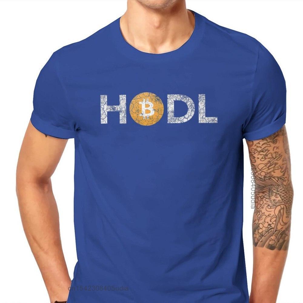 Bitcoin Cryptocurrency Meme Vintage Hodl T Shirt Vintage Goth Summer Loose Cotton Mens Camisa Streetwear Harajuku ONeck Tshirt