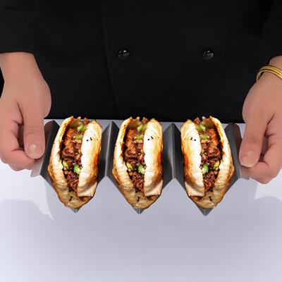 Держатель для тако, гладкая поверхность, удобная стойка для демонстрации мексиканской еды из нержавеющей стали, товары для дома