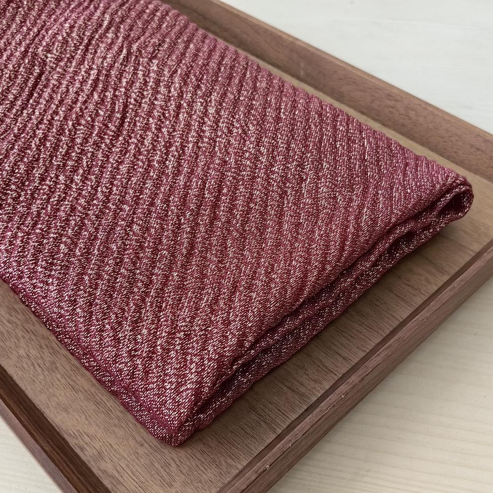 Женский плиссированный шарф жатый хлопок длинный шарф-муфта мятая шаль женский хиджаб мерцание золотой нити мусульманский хиджаб