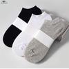 5 пар женских белых и черных носков до щиколотки, женские носки, дышащие спортивные носки, однотонные носки-лодочки, удобные полиэстеровые носки