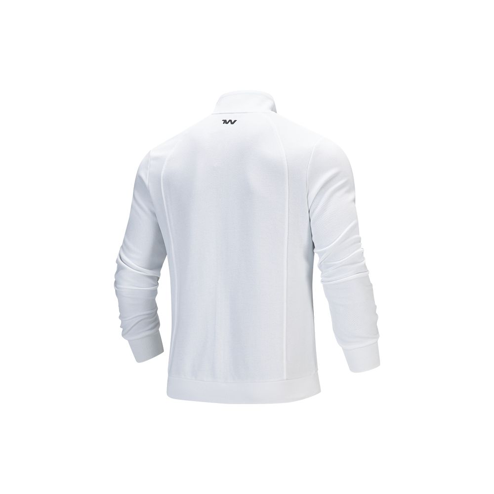 Under Armour Спортивная тренировочная вязаная куртка с воротником-стойкой и логотипом для мужчин, белая 21600307-100