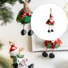 Подвеска Санта-Клаус с оленем для рождественской елки, украшение для вечеринки, офиса, расписанное железо, фигурка для вечеринки