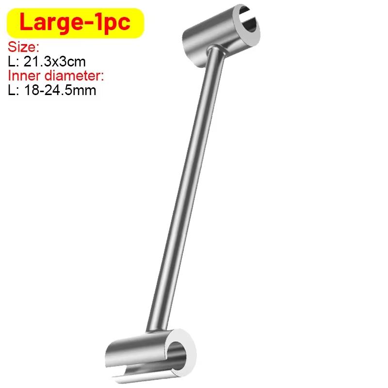 Double Head Hinge Gap Adjusting Tool Labor Saving Repair Wrench for Door Cabinet Furniture Home Use with Round Bolt Hand Tools