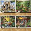 Forest Animal Tiger Decorative Tapestry Office Living Room Decor Home Wall Tapestry