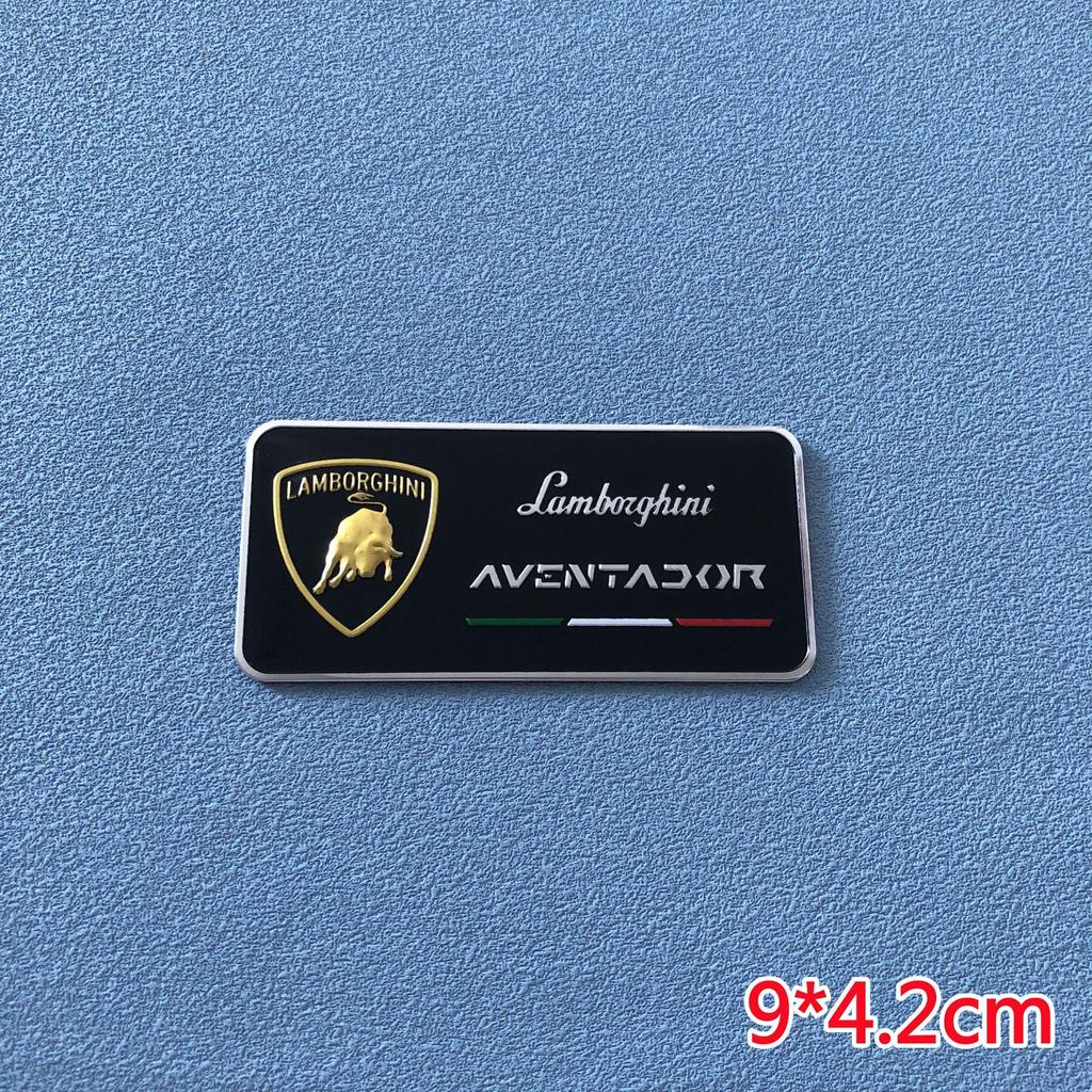 Алюминиевая автомобильная наклейка с рисунком Ferrari Наклейка-деколь Обложка Значок Принадлежности Замена Автостайлинг Декаль Для Lamborghini LP570 LP610 Urus