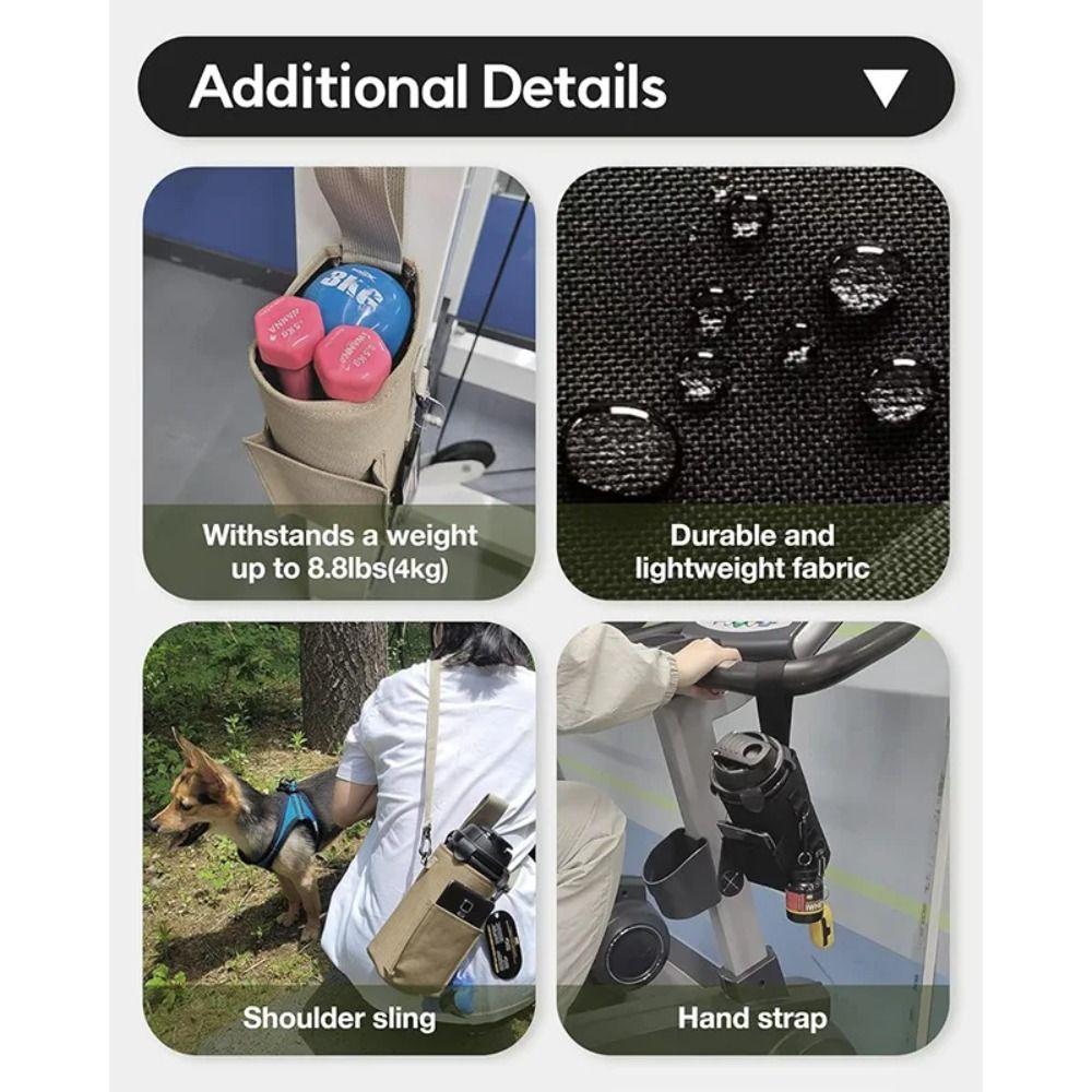 Магнитная сумка для бутылок с водой, большая вместимость, спортивная сумка для бутылок с водой, сумка для бутылок в спортзале, фитнес