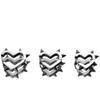 Y2K Punk Spike Rivet Ear Buckle Korean Style Goth Heart Earrings Fashion Jewelry   Men