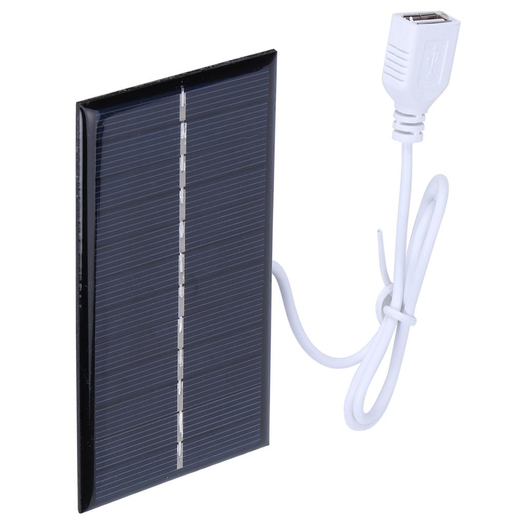 1W 6V Solar Panel Polysilicon DIY Solar Charging Board for Toys Lamps Water Pumps