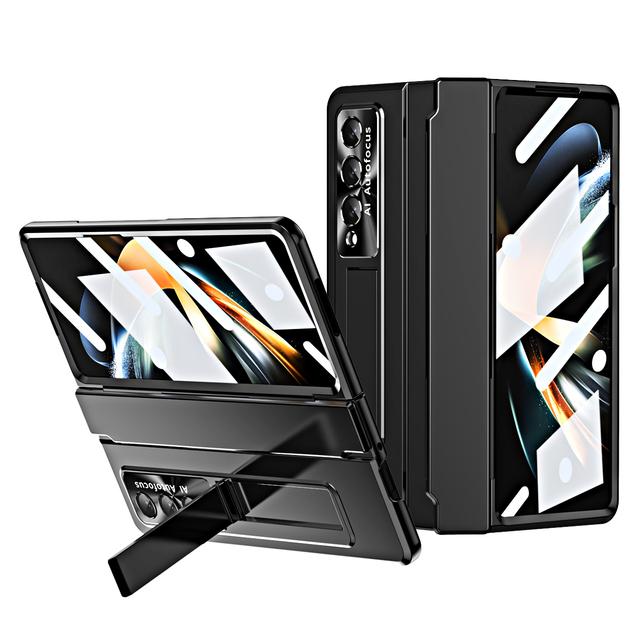 Для Samsung Z Fold 4 5g Fold4 Защита от падения Портативный чехол-подставка Для Samsung Galaxy Z Fold 4 Zfold4 Полноразмерные стеклянные пленки Чехлы