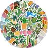 45 Green Fresh Plant Graffiti Stickers Suitcase Laptop Guitar Waterproof Stickers
