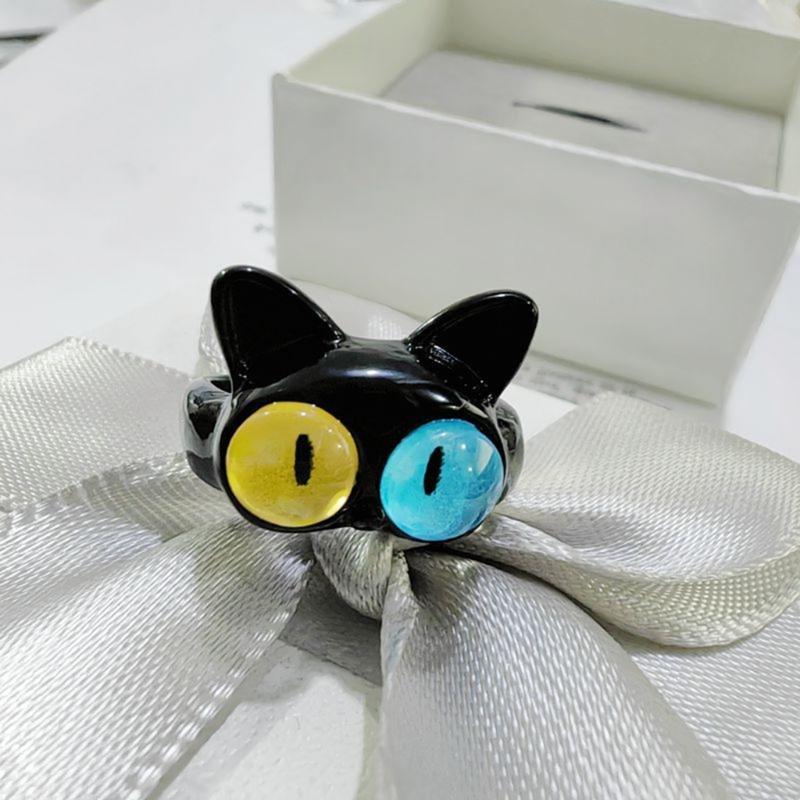 9 шт. Уникальные милые монстрики Кольцо Мультяшный глаз Открытое кольцо Регулируемое Резиновое кольцо на палец Подарок для детей и взрослых