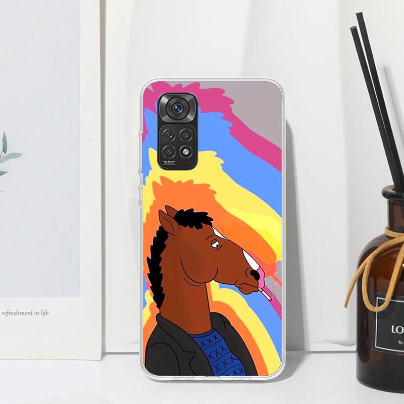 Cartoon B-BoJack Horsemans Phone Case For Xiaomi Redmi Note 15 13 14S 14 Pro Plus 12S 11S 10S 12 11E 10 11T Art Fundas Back Cove
