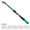 Telescopic Fishing Rods 1.8-4.5M High Carbon Steel Spinning Fishing Rods (For Travelling) Outdoor Bass Fishing Rods