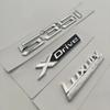 AAAOK1 ABS 3D Chrome Car Trunk Letters 528i 535i 540i Luxury Line Xdrive Emblem Logo Sticker For BMW E60 E34 F10 G30 E39 Accessories