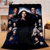 1PC vampire Saga Romance Flannel Blanket Gift, Suitable for Both Men And Women, Soft Ideal for Beds And Sofa, Birthday Or Christmas Gift