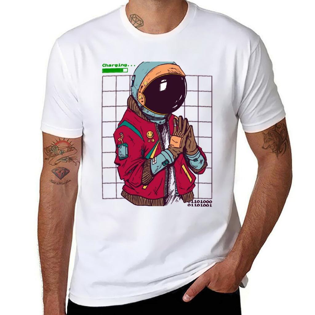 Spaceunisex Vaporwave Urban Cool Style Tshirt Simple Casual Short Sleeve Tee